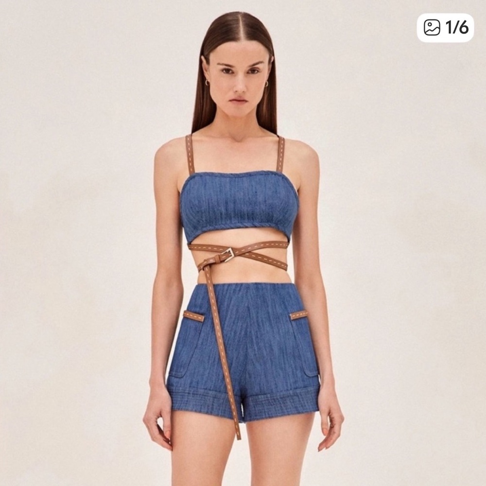 XS Alexis matching denim set